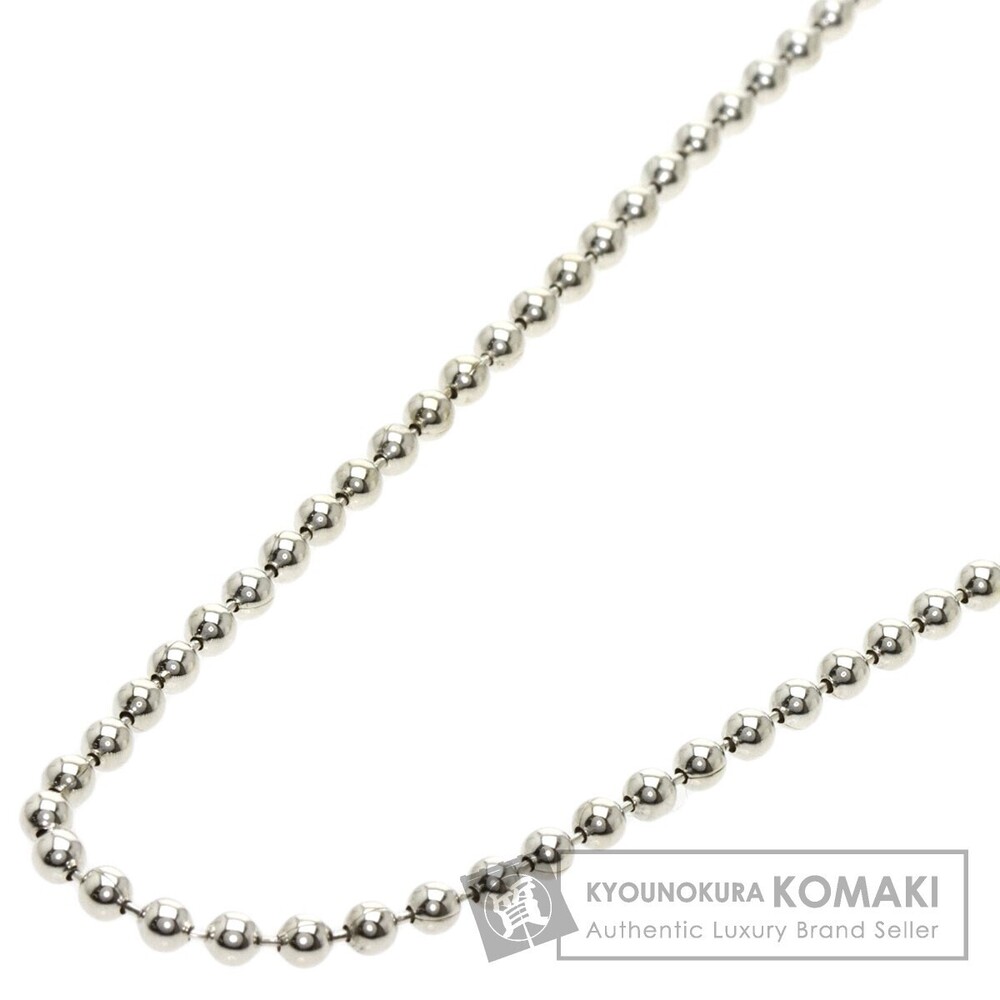 Tiffany Co Ball Chain Necklace Silver